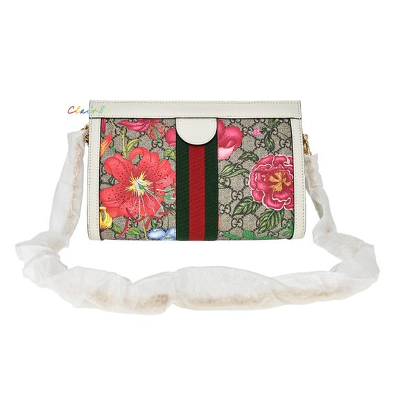 Gucci 503877 Ophidia GG Flora Small Shoulder Bag - Picture 4 of 10